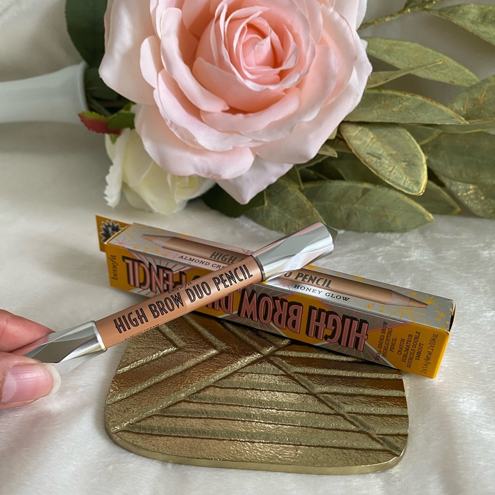 BENEFIT High Brow Duo Pencil HONEY GLOW & ALMOND CREAM - Picture 1 of 6